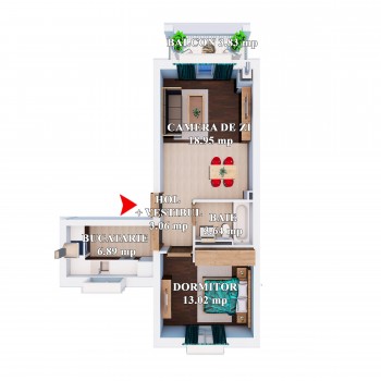 Apartament 1 Dormitor